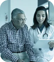 Madhavbaug physician caring for a patient